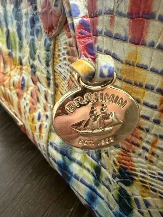 BRAHMIN TALULLA MELBOURNE WEEKENDER/CARRY ON/DUFFEL in “CELEBRATE” - Picture 10 of 12